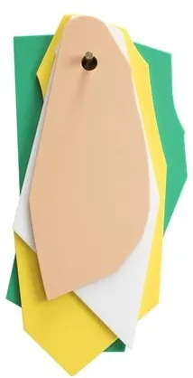 Valerie Objects Cutting Board Skærebræt/Ophæng Grøn/Gul/Hvid/Pink